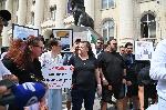 София - Протест в подкрепа на ранените от АТВ-то в Слънчев Бряг