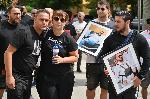 София - Протест в подкрепа на ранените от АТВ-то в Слънчев Бряг