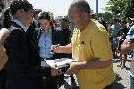 Бургас- Протест в подкрепа на ранените от АТВ-то в Слънчев Бряг