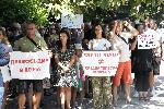 Бургас- Протест в подкрепа на ранените от АТВ-то в Слънчев Бряг