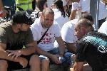 Бургас- Протест в подкрепа на ранените от АТВ-то в Слънчев Бряг
