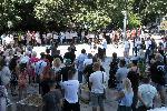Бургас- Протест в подкрепа на ранените от АТВ-то в Слънчев Бряг