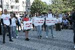 Бургас- Протест в подкрепа на ранените от АТВ-то в Слънчев Бряг