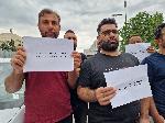 Представители на сирийската общост у нас протестираха пред Външно министерство