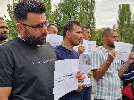 София - Протест на сирийци пред Външно министерство