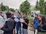 София - Протест на сирийци пред Външно министерство