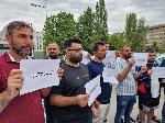 София - Протест на сирийци пред Външно министерство