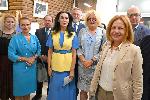 София - Клуб на фоторепортера - Откриване на международната изложба SupportUkrainePIC<br />
3D мапинг за Деня на независимостта на Украйна върху фасадата
