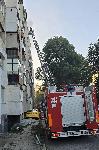 София - Пожар в блок 11 на столичния квартал „Стрелбище“