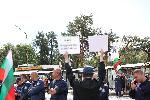 Сопот - Протест пред ВМЗ преди посещението на Урсула фон дер Лайен
