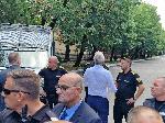 Сопот - Протест пред ВМЗ преди посещението на Урсула фон дер Лайен