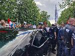 Напрежение на протеста пред ВМЗ Сопот, протестиращи са блокирани на пътя за града