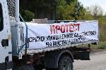 С.Ясен - Блокиране на пътя в протест