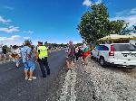С.Ясен - Блокиране на пътя в протест