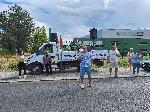С.Ясен - Блокиране на пътя в протест