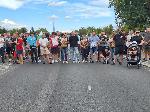 С.Ясен - Блокиране на пътя в протест