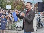 София - Протест на "Правосъдие за всеки"<br />3D мапинг за Деня на независимостта на Украйна върху фасадата