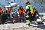 Бургас - Пристанище - учебна аварийно-спасителна операция