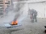 Казанлък - Демонстрации на пожарникари