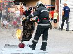 Казанлък - Демонстрации на пожарникари