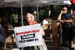 София - Протест на инвеститори на "Исторически парк" пред БТВ и медиите