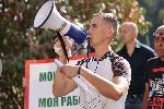 София - Протест на инвеститори на "Исторически парк" пред БТВ и медиите