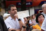 София - Съдебна палата - протест на "Правосъдие за всеки"-подкрепа на Благомир Коцев