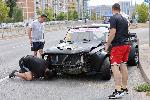 СОФИЯ - Автомобилно състезание Писта София 2025 - Инцидент с екипажа на Момчил Младенов