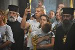 БУРГАС - Тържествено посрещане на Свещения Пояс на Пресвета Богородица