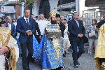 БУРГАС - Тържествено посрещане на Свещения Пояс на Пресвета Богородица