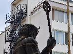 ВИДИН - Паметник на цар Иван Срацимир с изкривен жезъл
