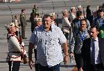 София - Посрещане на волейболния отбор на летището