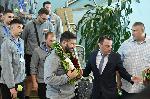 София - Посрещане на волейболния отбор на летището