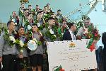 София - Посрещане на волейболния отбор на летището