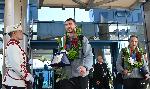 София - Посрещане на волейболния отбор на летището