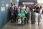 София - Посрещане на световния шампион Ружди Ружди - тласкане на гюле -паралимпийци