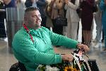 София - Посрещане на световния шампион Ружди Ружди - тласкане на гюле -паралимпийци