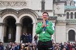 София - Посрещане на националите по волейбол