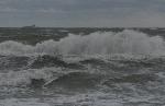 Бургас - Бурно море в бургаския залив