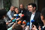 Заседание на Народното събрание, представители на политическите сили дават изявления в кулоарите