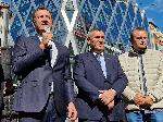 София - Протест на земеделци пред Дома на Европа