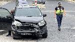 Джип удари автобус с деца на бул. 'Васил Левски' в Хасково