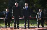 София - Церемония по посрещане на унгарския президент Тамаш Шуйок