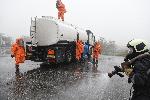 Учение край Варна с  опасен теч от цистерна