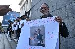 София - Протест пред Съдебната палата - справедлива присъда за убийството на Красимир Цветанов