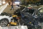 София - Катастрофа с шест автомобила на булевард Витоша