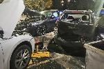 София - Катастрофа с шест автомобила на булевард Витоша