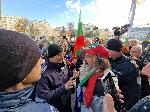 София - Протест срещу еврото и посещението на Кристин Лангард, директор на ЕЦБ