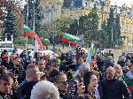 София - Протест срещу еврото и посещението на Кристин Лангард, директор на ЕЦБ