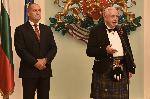 София - Президентът Румен Радев награждава Антъни Лейдън